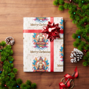 Buddhist Christmas Wrapping Paper