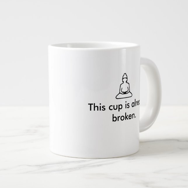 Buddhist cup that's already broken. (Front Right)
