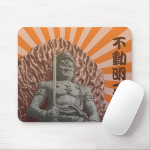 Buddhist Deity Fudo Myo-o Mouse Pad