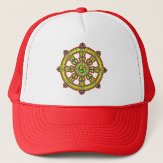 Buddhist Dharma Chakra Trucker Hat