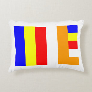 Buddhist Flag Decorative Pillow