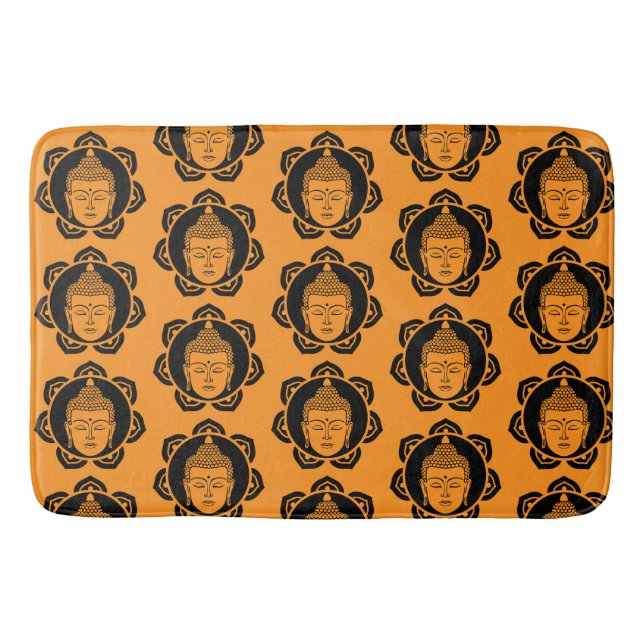 Buddhist Home Decor Bath Mat (Front)