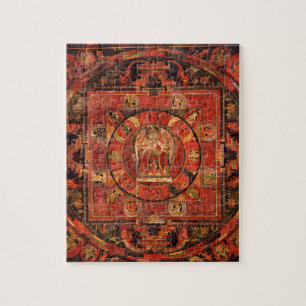 Buddhist Mandala of Compassion Jigsaw Puzzle