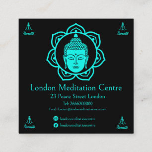 Buddhist Meditation Business Card