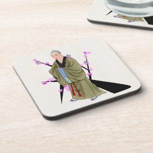 Buddhist Monk Beverage Coaster
