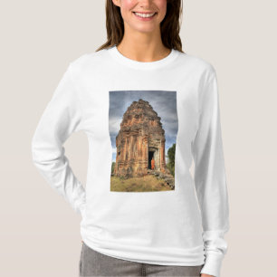 Buddhist monk standing in doorway of temple T-Shirt