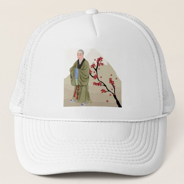 Buddhist Monk Trucker Hat (Front)