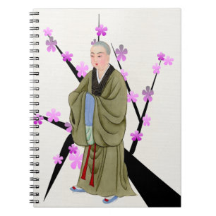 Buddhist Monk Woman's Notebook