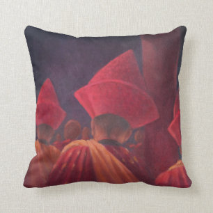 Buddhist Monks Bhutan 2012 Throw Pillow