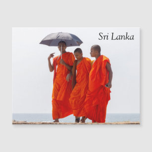 Buddhist monks in Galle, Sri Lanka