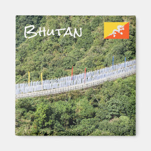 Buddhist Prayer Flags - Bhutan Magnet