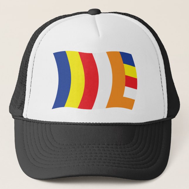 Buddhist Religion Flag Hat (Front)