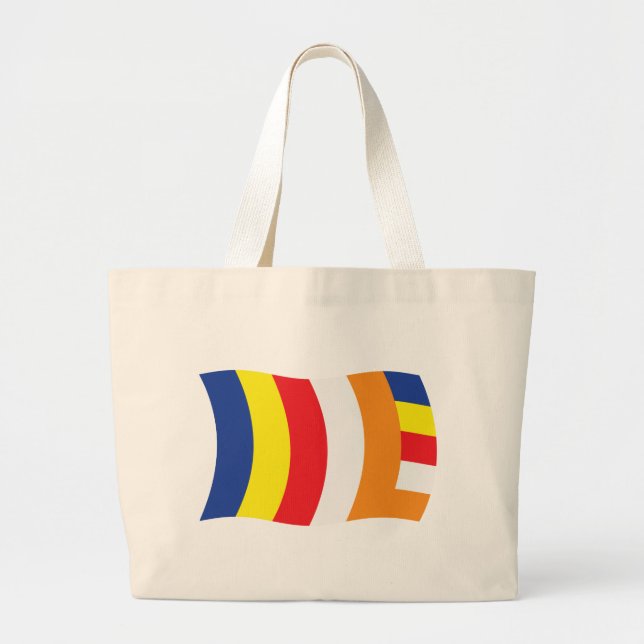 Buddhist Religion Flag Tote Bag (Front)