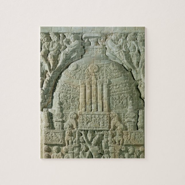 Buddhist stupa, Nagarjunakonda (limestone) Jigsaw Puzzle (Vertical)