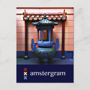 Buddhist Temple Amstergram Postcard