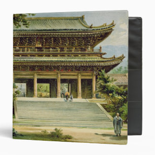 Buddhist temple at Kyoto, Japan Binder