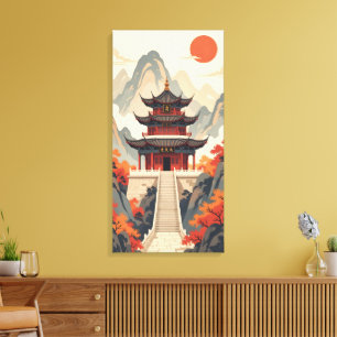 Buddhist Temple Canvas Print