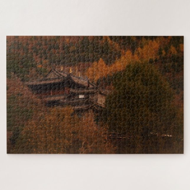 Buddhist Temple Jigsaw Puzzle (Horizontal)