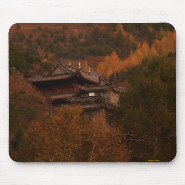 Buddhist Temple Mousepad (Front)