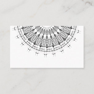 Buddhist tribal Mandala Business Card