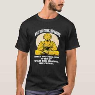 Buddhist Vintage Spiritual Yoga Meditation Motiva T-Shirt
