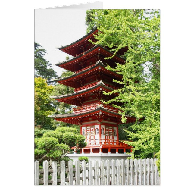 Buddhist Wooden Pagoda (Front)