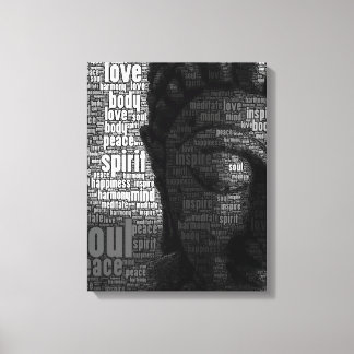 Buddhist Words of Wisdom Canvas Print