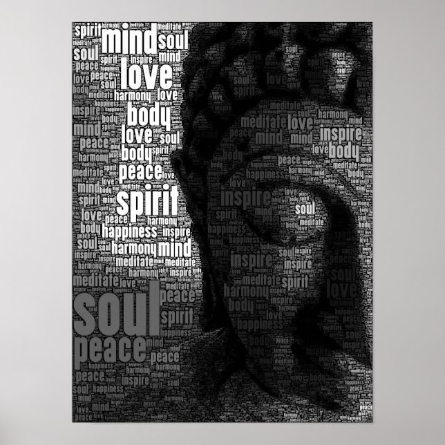 Buddhist Words of Wisdom Poster (Front)