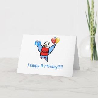 Buddie the Budgie Card