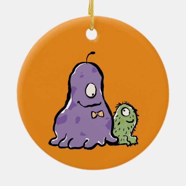 buddies ceramic ornament (Back)