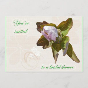 Budding Anemone Bridal Shower Invitation
