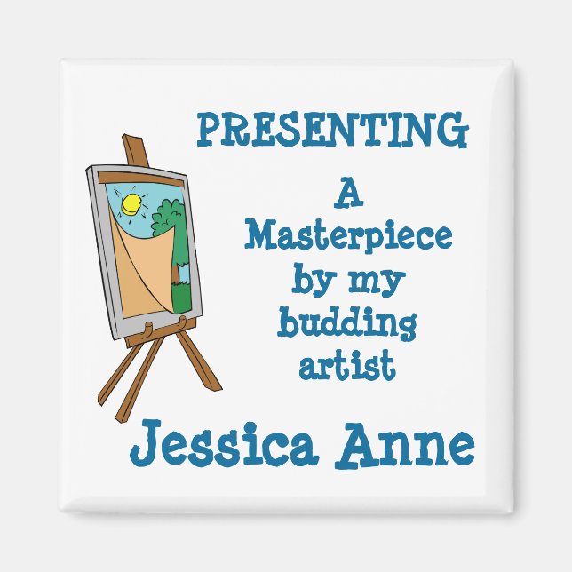 Budding Artist Custom Magnet MM27N (Front)