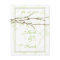 Budding Branches with Birds White 7 Green RSVP