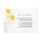 Budding Romance in Yellow Wedding Insert