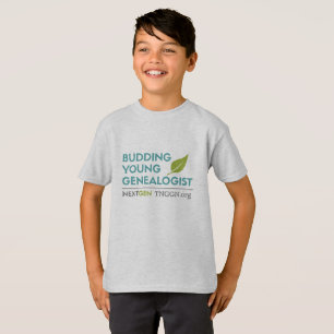 Budding Young Genealogist Kid's T-shirt