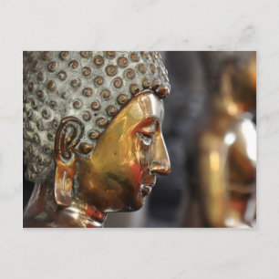 Buddist sculpture postcard