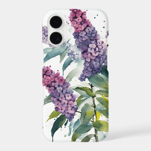 Buddleia - Fleurs à l'aquarelle