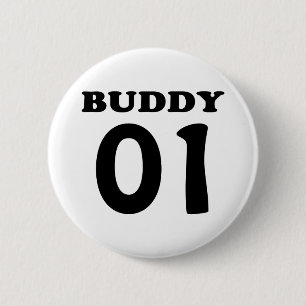 buddy 01 black 2 inch round button