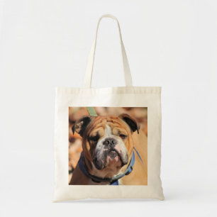 Buddy bulldog tote bag