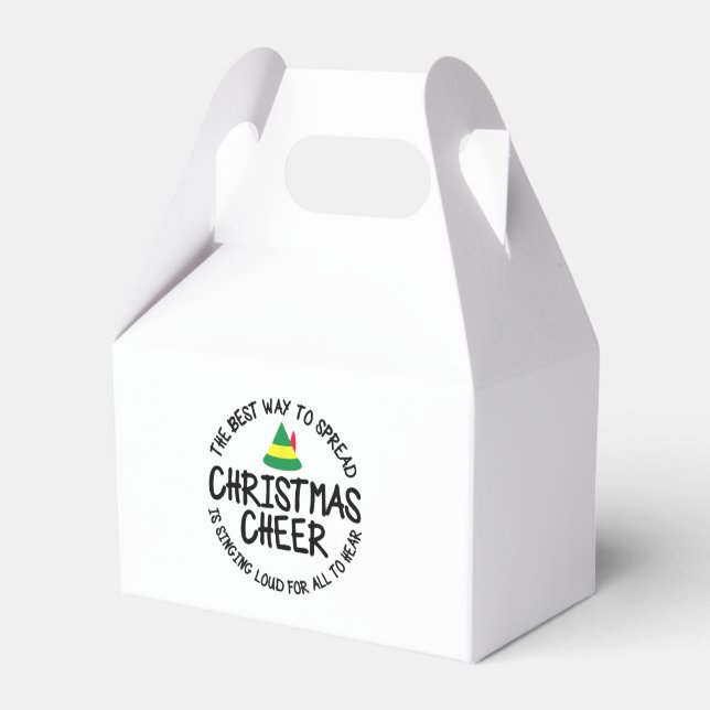 Buddy Elf Christmas Cheer 2022   Favor Box (Front Side)