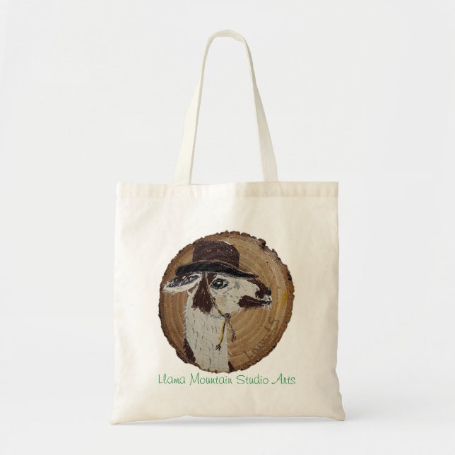 Buddy Llama No Drama Tote Bag (Front)