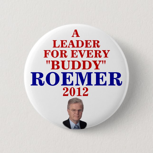 Buddy Roemer 2012 OCCUPY WALL STREET 2 Inch Round Button (Front)