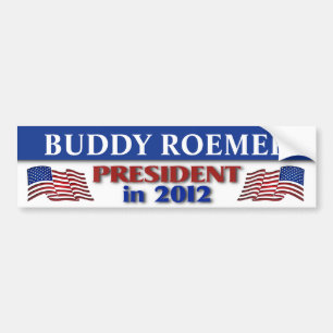 Buddy Roemer for President in 2012 Bumper Sticker