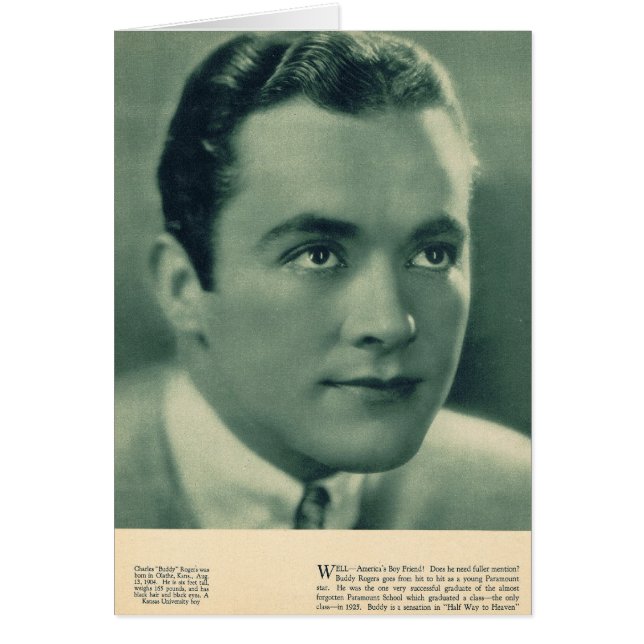 Buddy Rogers Film Star (Front)
