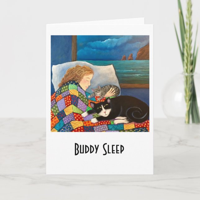 Buddy Sleep Holiday Card (Front)