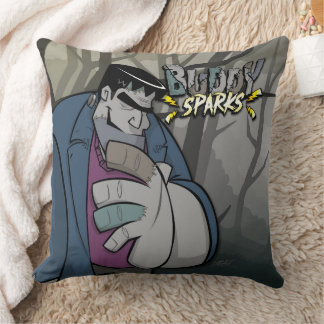 Buddy Sparks Throw Pillow
