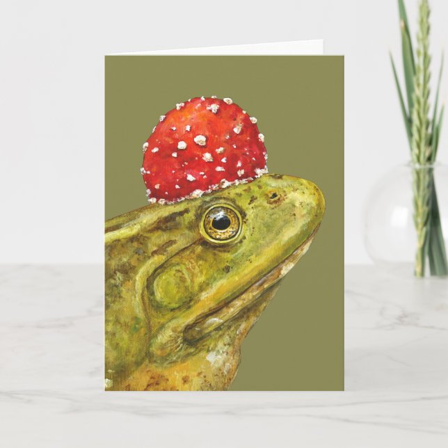 Buddy the bullfrog card (Front)