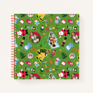 Buddy the Elf and Christmas Icons Pattern Notebook