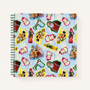 Buddy the Elf and Santa North Pole Pattern Notebook