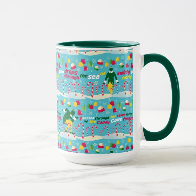 Buddy the Elf Candy Pattern Mug (Right)